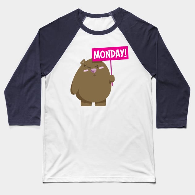 Bears hate monday Baseball T-Shirt by Sercho